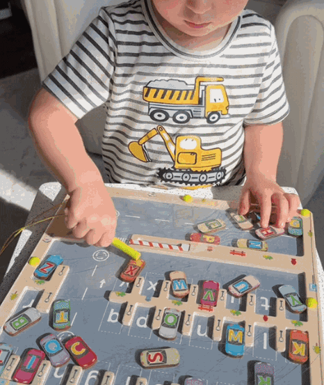 Montessori Magnetic Alphabet Maze