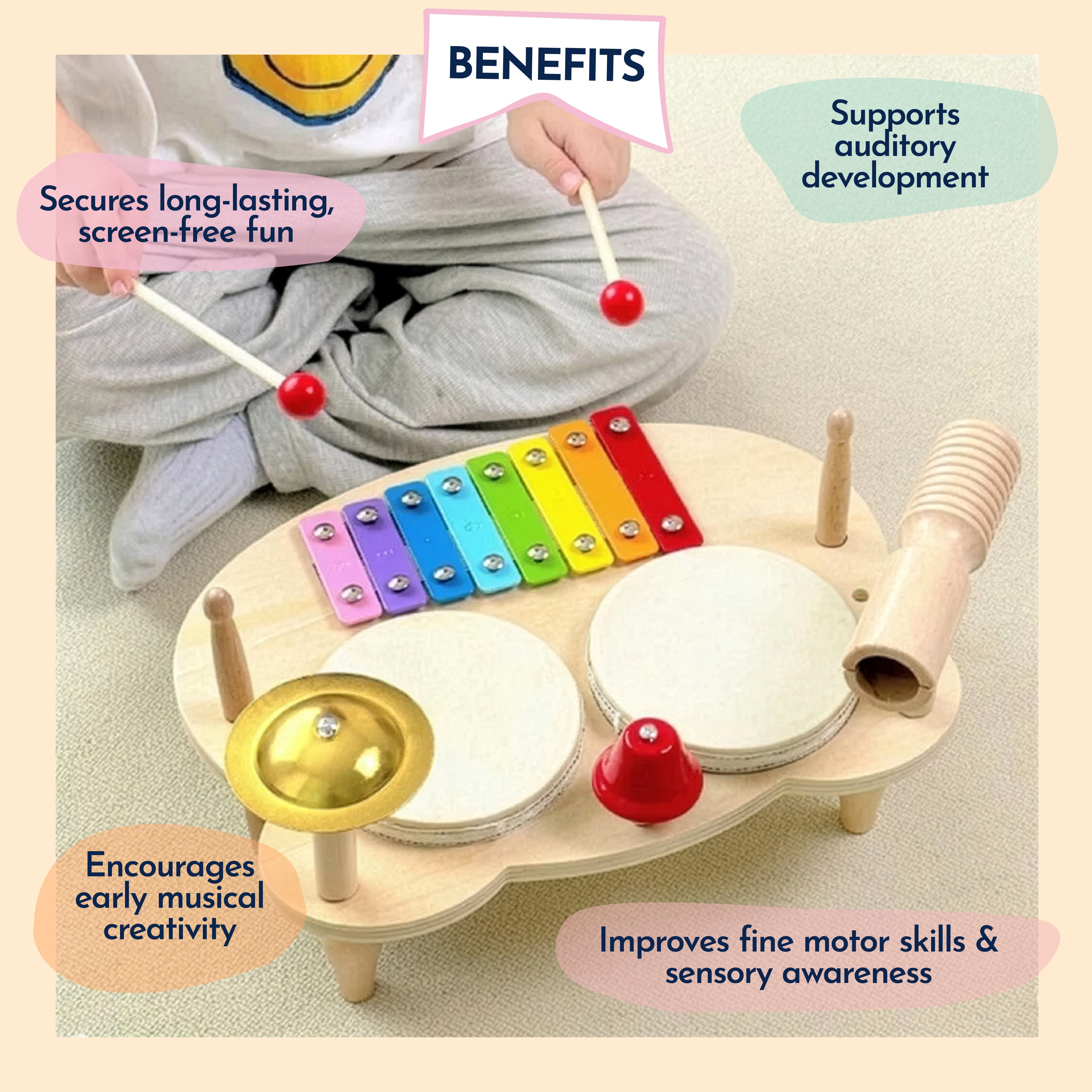 Montessori Drum Set