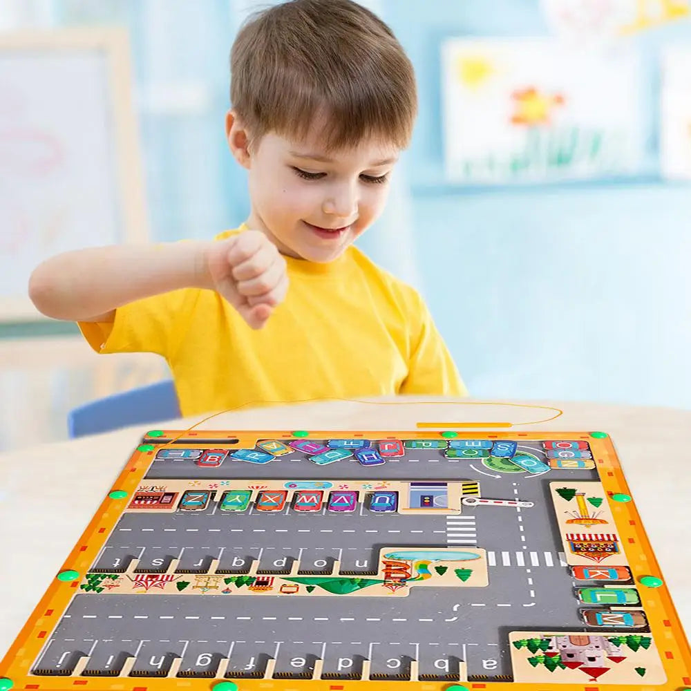 Montessori Magnetic Alphabet Maze