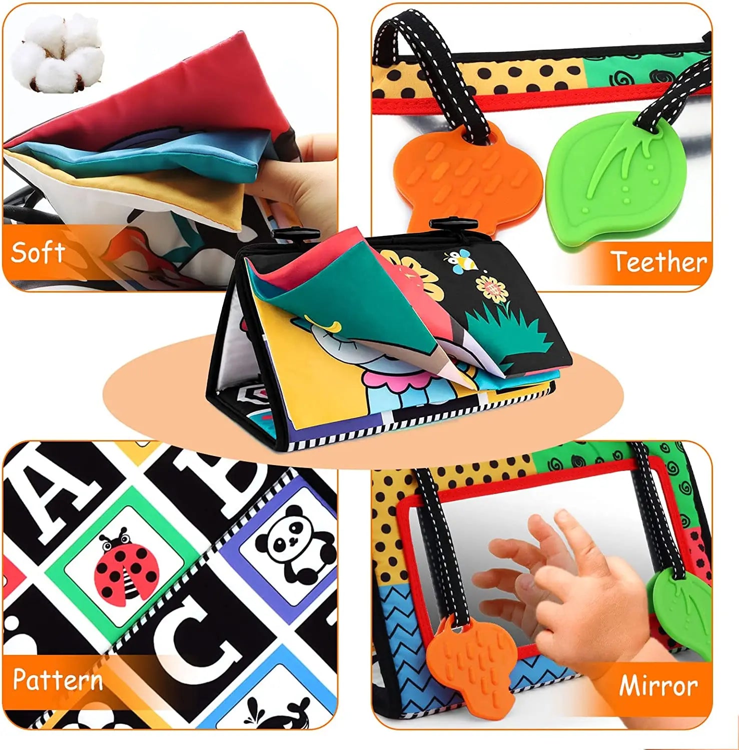 Montessori Pattern Floor Mirror