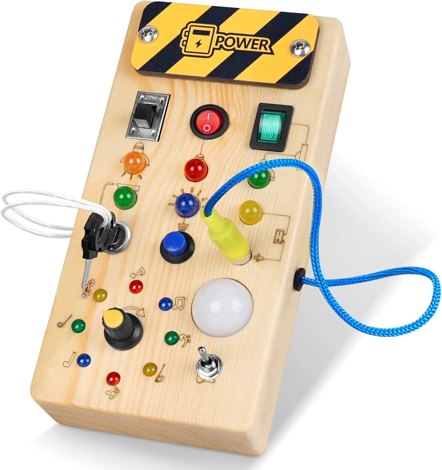 Montessori Busy Board Switches Toy