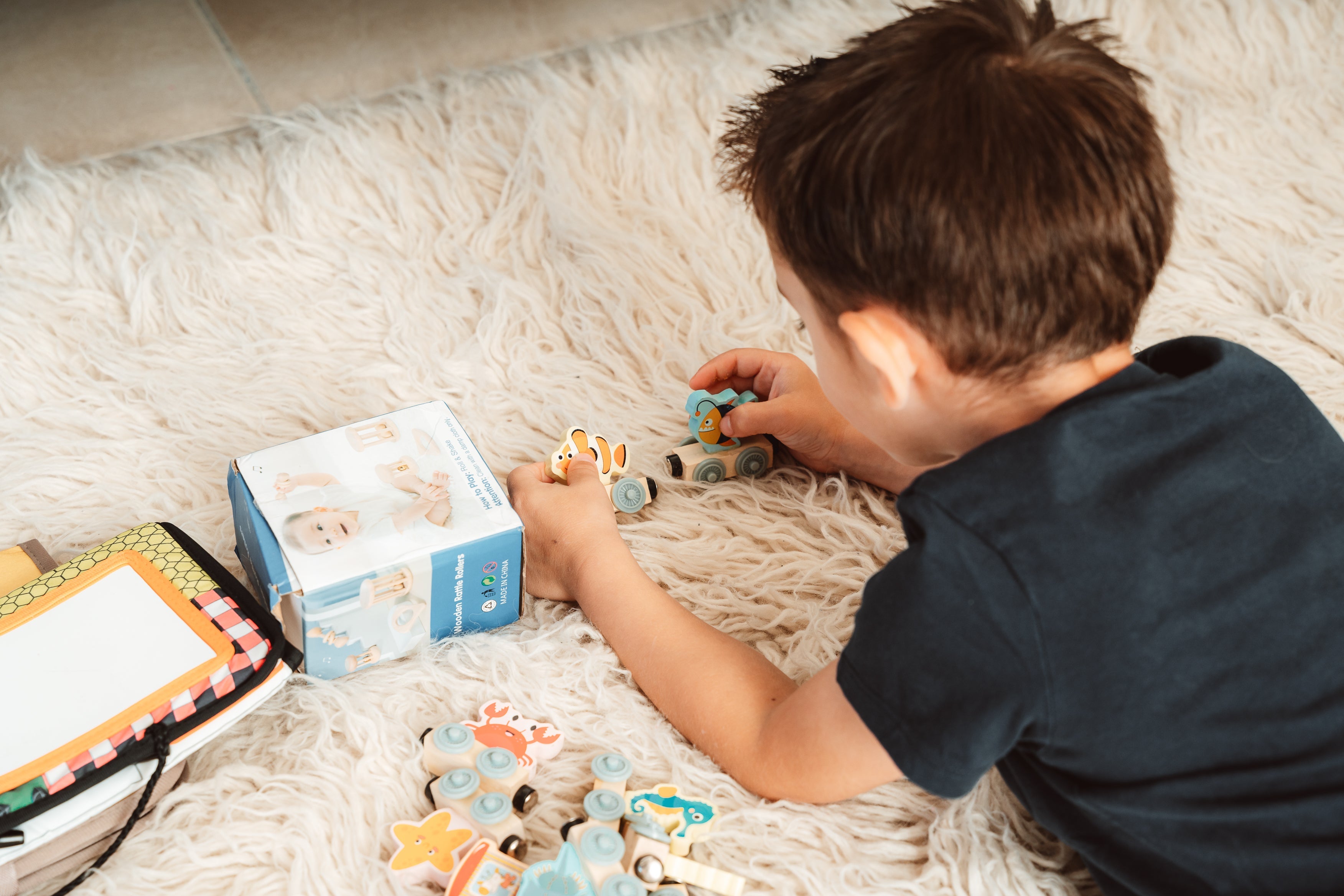 Montessori Magnetic Wooden Train