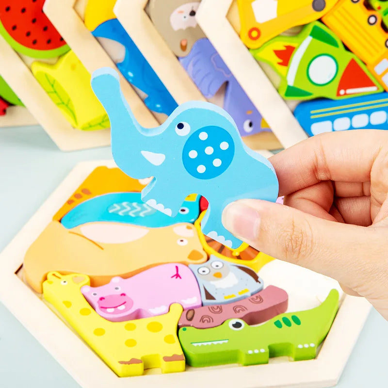 Montessori Wooden Jigsaw Puzzle