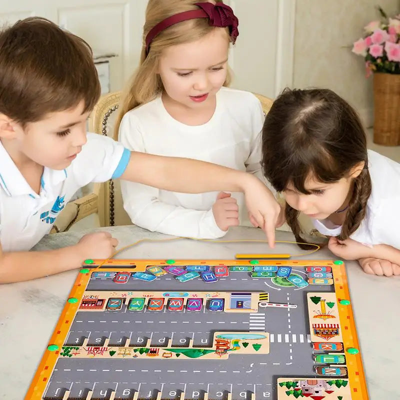 Montessori Magnetic Alphabet Maze