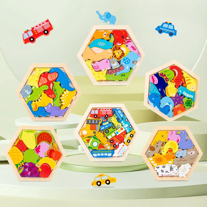 Montessori Wooden Jigsaw Puzzle