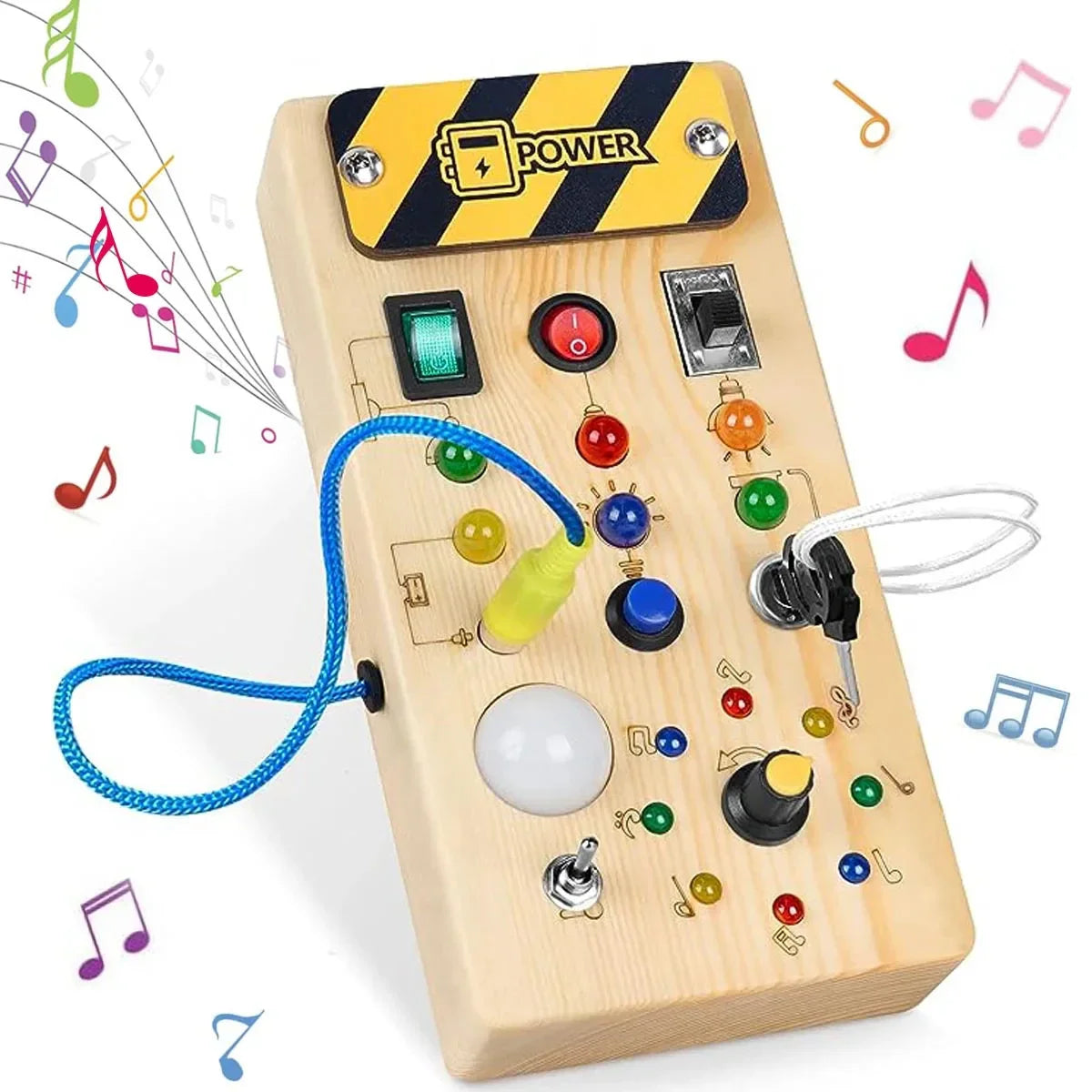 Montessori Busy Board Switches Toy