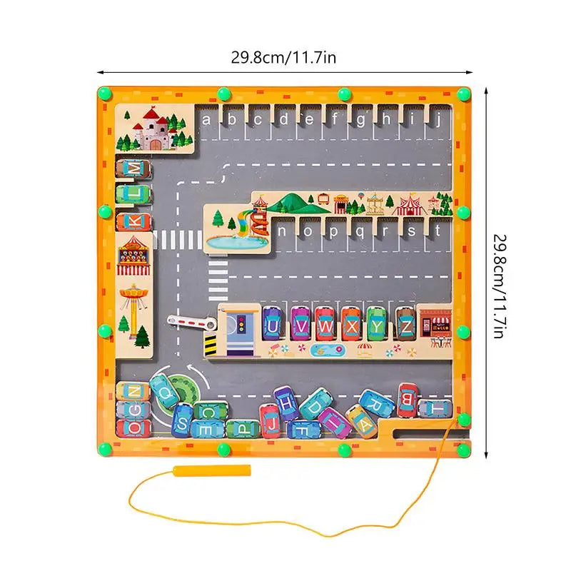 Montessori Magnetic Alphabet Maze