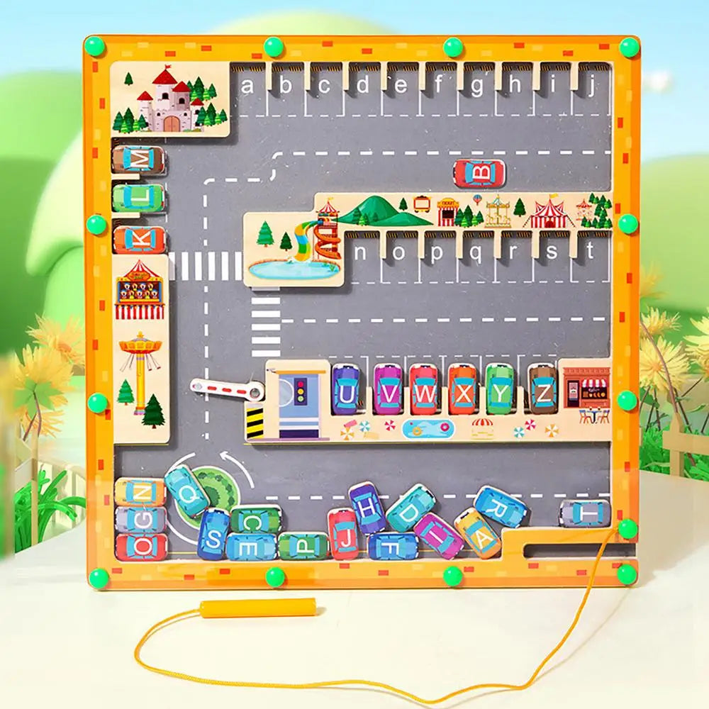 Montessori Magnetic Alphabet Maze