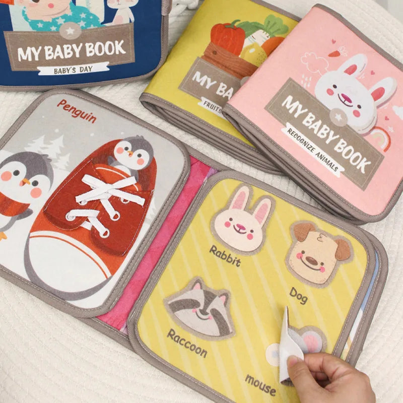Montessori Sensory Cloth Book