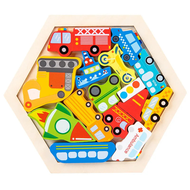 Montessori Wooden Jigsaw Puzzle