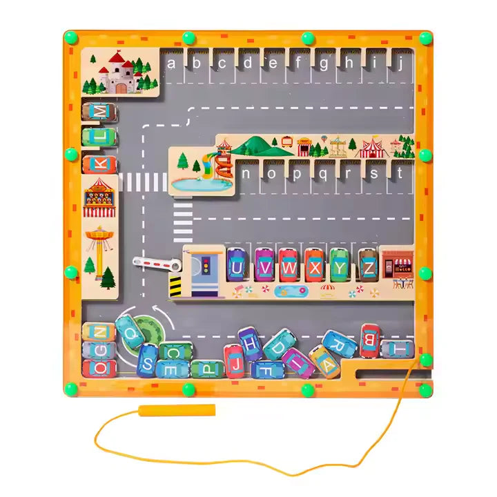 Montessori Magnetic Alphabet Maze